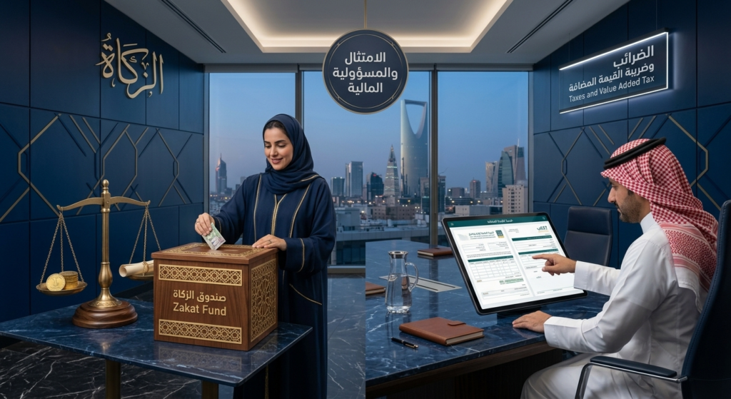الزكاة والضرائب وضريبة القيمة المضافة في السعودية